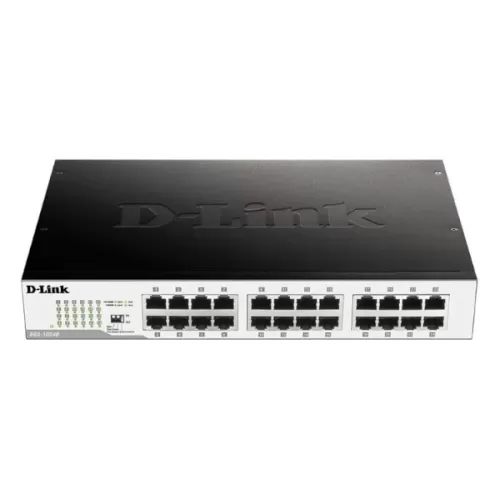 Unmanaged switch D-Link NETWORK 24 Ports SWITCH UNMANAGED 1GB DGS-1024D/I1A Color:black