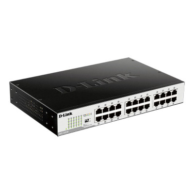 מתג לא מנוהל D-Link NETWORK 24 Ports SWITCH UNMANAGED 1GB DGS-1024D/I1A צבע שחור מתג לא מנוהל D-Link NETWORK 24 Ports SWITCH UNMANAGED 1GB DGS-1024D/I1A צבע שחור