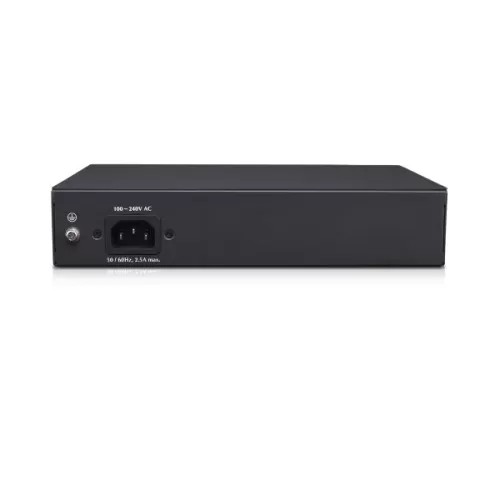 מתג Provison 2PORT UPLOAD 1GB + PoES-08120C+2GI 8port 10/100 PoES-08120C+2GI צבע שחור