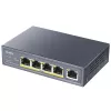 Unmanaged switch CUDY GS1005P 5-Ports Gigabit Unmanaged POE Switch GS1005P-IL Color:black