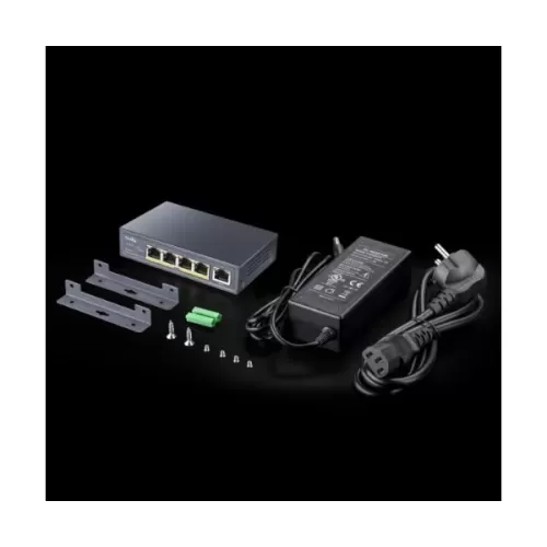 Unmanaged switch CUDY GS1005P 5-Ports Gigabit Unmanaged POE Switch GS1005P-IL Color:black