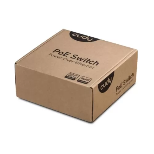 Unmanaged switch CUDY GS1005P 5-Ports Gigabit Unmanaged POE Switch GS1005P-IL Color:black