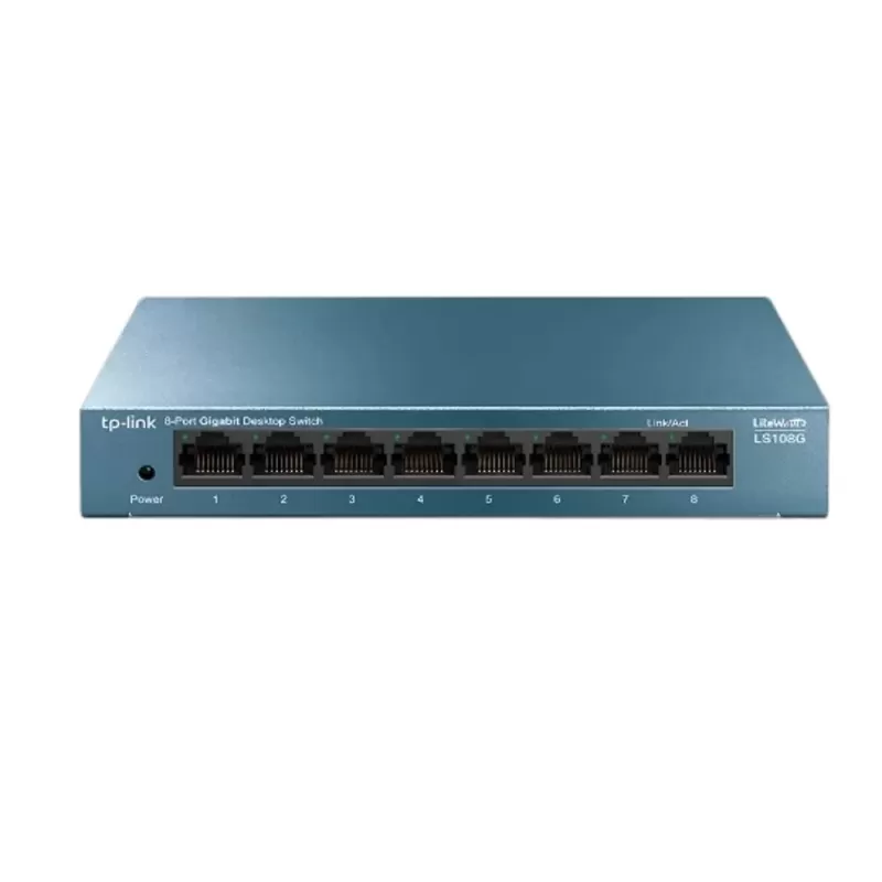 Коммутатор TP-Link LS108G 8-Port Desktop Switch LS108G Цвет:серебряный