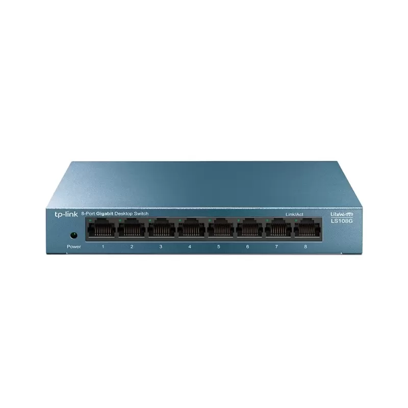 Коммутатор TP-Link LS108G 8-Port Desktop Switch LS108G Цвет:серебряный