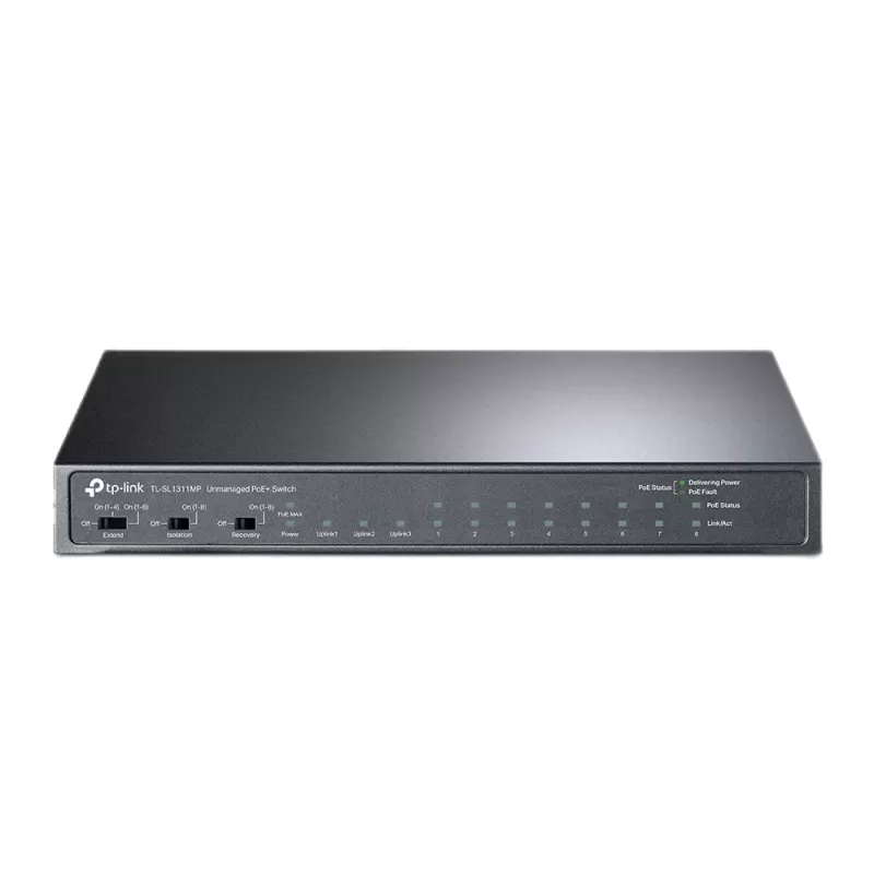 מתג TP-Link TL-SL1311MP 8-Port PoE+ Switch SL1311MP