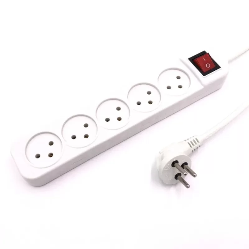 Multi Soket Luggar 5-Socket Power Strip with Switch 1m Cable Israeli 3-Pin 16A XS-MS-51