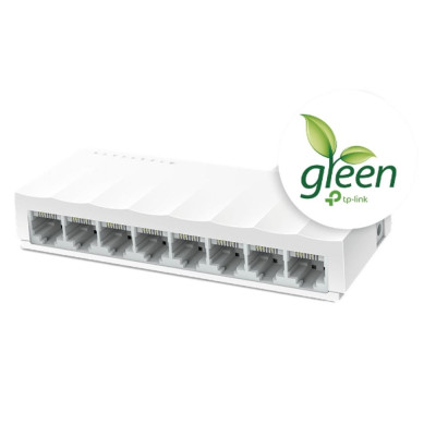 Desktop switch TP-Link LS1008 Color:white Desktop switch TP-Link LS1008 Color:white
