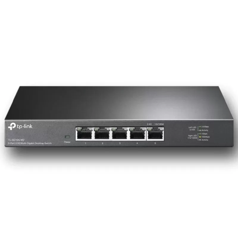 מתג TP-Link SG105-M2 5-Port 2.5G Switch SG105-M2 צבע שחור