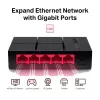 Switch MERCUSYS MS105G 5-Port Desktop Switch MS105G Color:black