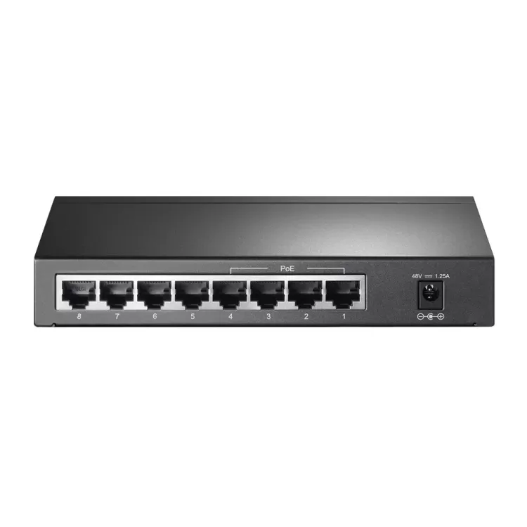 מתג TP-Link TL-SG1008P 8-Port Gigabit Switch 4-Port PoE 64W TL-SG1008P