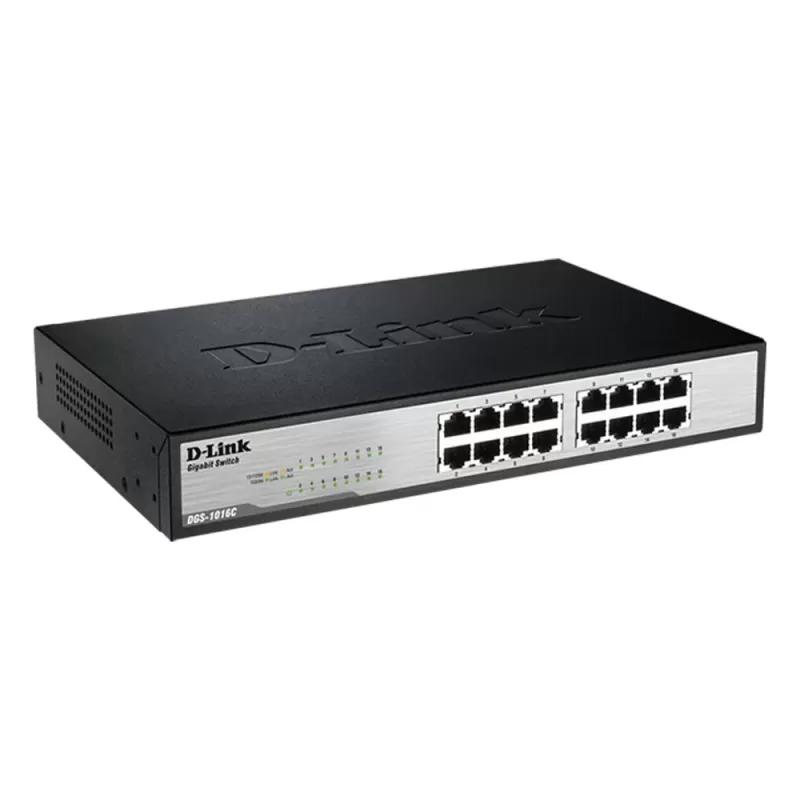 מתג D-Link DGS-1016C 16-Port Gigabit Unmanaged Switch DGS-1016C