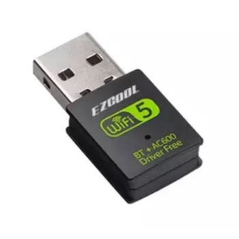 Сетевая Карта USB EZCool 600Mbps Dual Band USB WIFI Adapter -BT+ BWA-260
