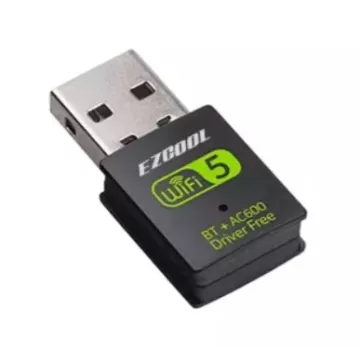USB Network Card EZCool 600Mbps Dual Band USB WIFI Adapter -BT+ BWA-260