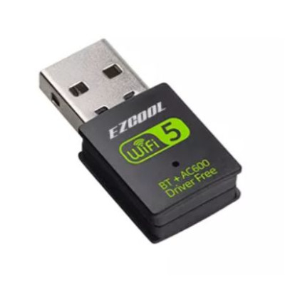 Сетевая Карта USB Ezcool 600Mbps Dual Band USB WIFI Adapter -BT+ BWA-260 Сетевая Карта USB Ezcool 600Mbps Dual Band USB WIFI Adapter -BT+ BWA-260