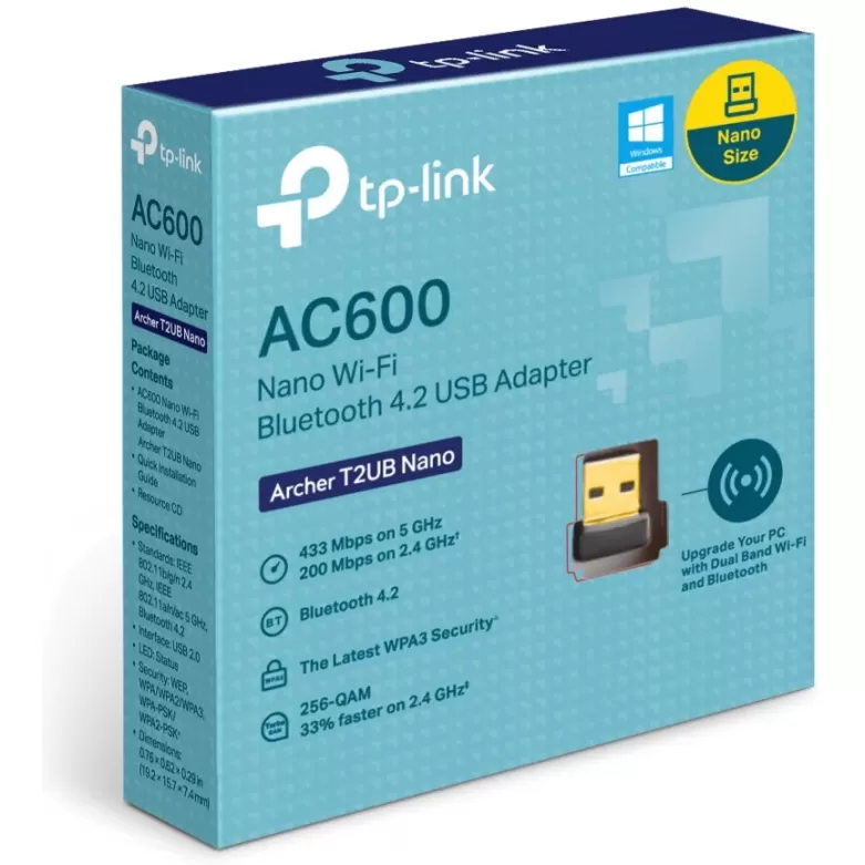 USB Network Card TP-Link Archer T2UB Nano AC600 USB Adapter Archer T2UB Nano
