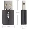 כרטיס רשת USB EZCool UWF-600 AC600 Dual Band UWF-600 צבע שחור כרטיס רשת USB EZCool UWF-600 AC600 Dual Band UWF-600 צבע שחור