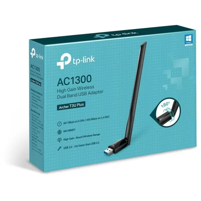 USB Network Card TP-Link Archer T3U Plus AC1300 USB Adapter T3U-PLUS