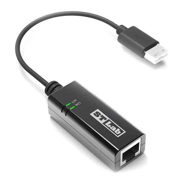 מתאם St-Lab USB2.0 to Fast Ethernet ST-U-1610