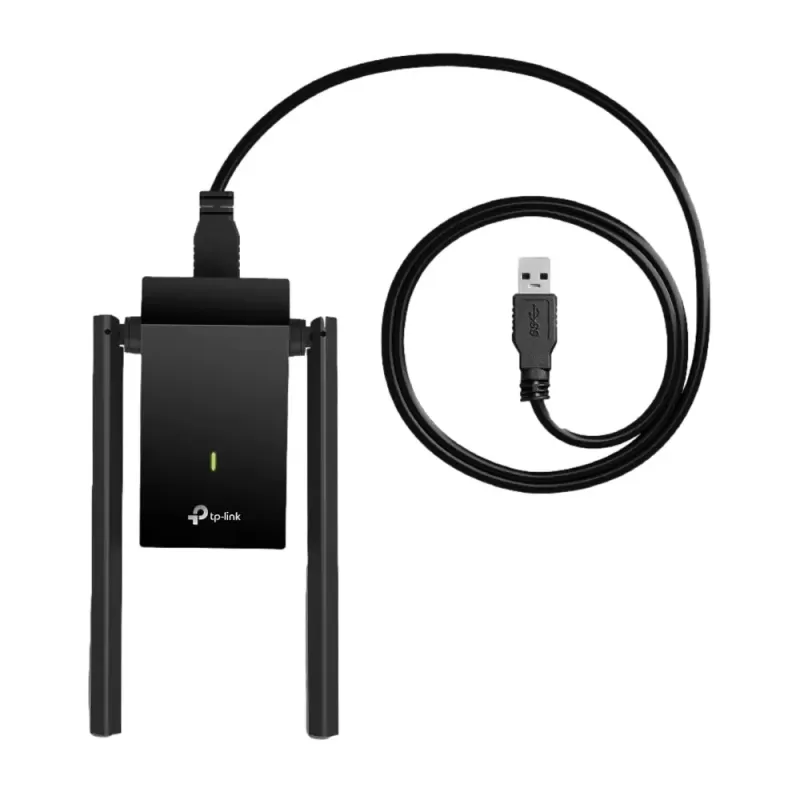 Сетевая Карта USB TP-Link AC1300 Dual Antennas High-Gain Wireless USB Adapter Archer T4U Plus Цвет:чёрный