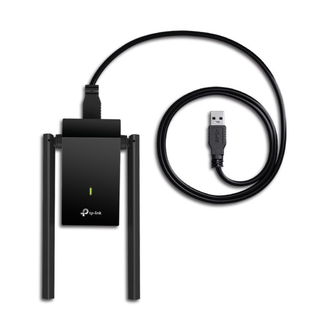 USB Network Card TP-Link AC1300 Dual Antennas High-Gain Wireless USB Adapter..