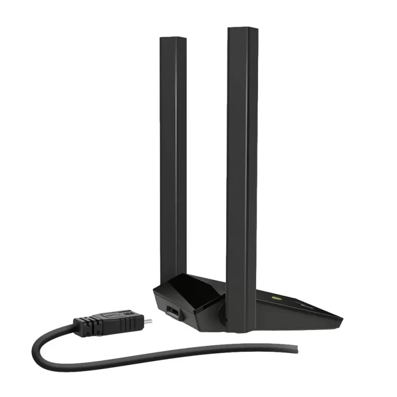Сетевая Карта USB TP-Link AC1300 Dual Antennas High-Gain Wireless USB Adapter Archer T4U Plus Цвет:чёрный