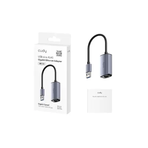 Сетевая Карта USB CUDY USB-A to Gigabit Ethernet Adapter UE10A
