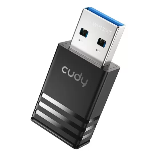 USB Network Card CUDY WU1300S Dual-Band Mini USB 3.0 Adapter WU1300S