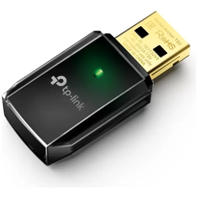 כרטיס רשת USB TP-Link Archer T2U AC600 USB Adapter Archer T2U צבע שחור