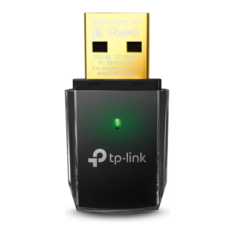 כרטיס רשת USB TP-Link Archer T2U AC600 USB Adapter Archer T2U צבע שחור