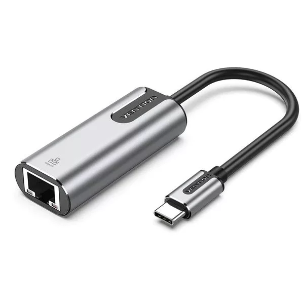 USB Network Card Vention USB-C to LAN Gigabit 0.15M Adapter CFNHB USB Network Card Vention USB-C to LAN Gigabit 0.15M Adapter CFNHB