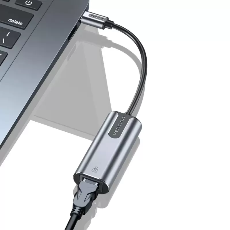 USB Network Card Vention USB-C to LAN Gigabit 0.15M Adapter CFNHB USB Network Card Vention USB-C to LAN Gigabit 0.15M Adapter CFNHB