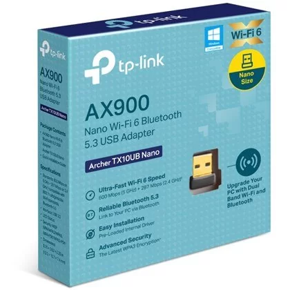 כרטיס רשת USB TP-Link Archer TX10UB Nano AX900 USB Adapter TX10UB Nano