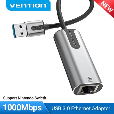 Сетевая Карта USB Vention USB-A to LAN Gigabit (AX88179) 0.15m Adapter CEWHB