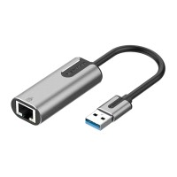 כרטיס רשת USB Vention USB-A to LAN Gigabit (AX88179) 0.15m Adapter CEWHB כרטיס רשת USB Vention USB-A to LAN Gigabit (AX88179) 0.15m Adapter CEWHB