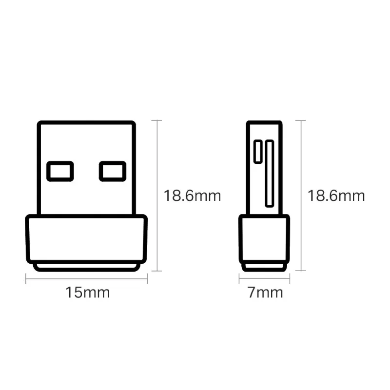 USB Network Card TP-Link Archer T600U Nano AC600 USB Adapter T600U