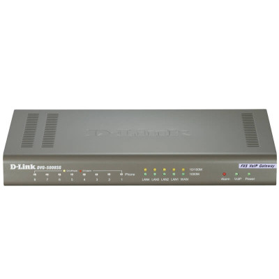 VOIP Station Gateway 8 Port (8X FXP + 4X Gigabit Lan) D-Link DVG-5008SG VOIP Station Gateway 8 Port (8X FXP + 4X Gigabit Lan) D-Link DVG-5008SG