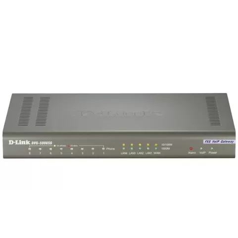 VOIP Station Gateway 8 Port (8X FXP + 4X Gigabit Lan) D-Link DVG-5008SG