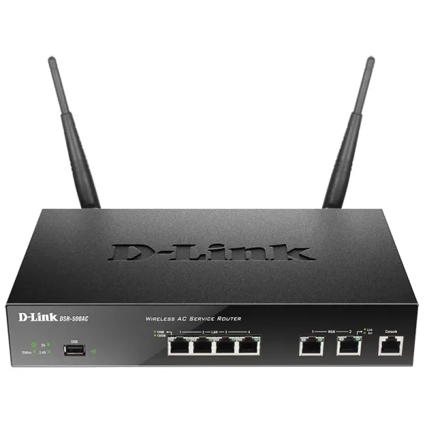 נתב עסקי אלחוטי D-Link DSR-500ACEOL EOS DSR-500AC-EIL
