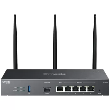Router VPN Omada ER706W AX3000 Wi-Fi 6 Gigabit ER706W Color:black