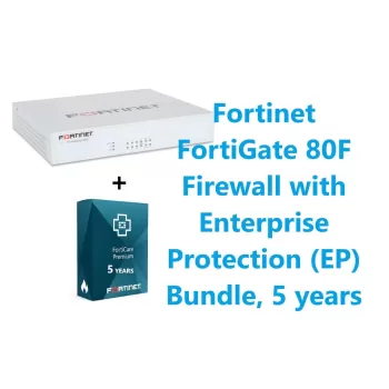 מכשיר ורשיון FORTINET FortiGate 80F Firewall with UTP Bundle 5Y Device and License FG-80F-BDL-950-60