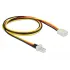 כבל מאריך 3pin למאוורר 3pin FAN extension cord