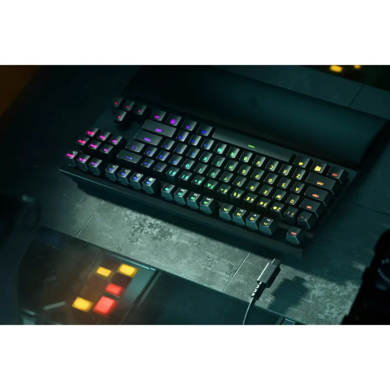 Gaming Keyboard RAZER Huntsman V2 Tenkeyless (Red Switch) Color:black