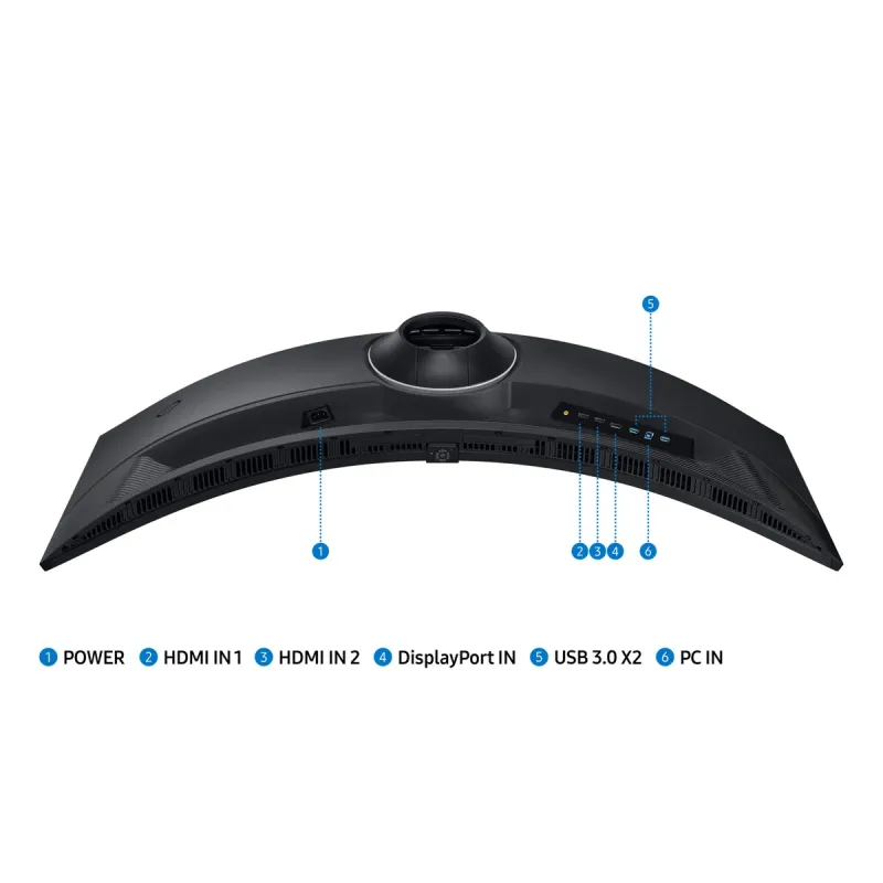 Curved gaming monitor Samsung Odyssey G9 S49CG950EU S49CG950EU 240Hz VA Curved gaming monitor Samsung Odyssey G9 S49CG950EU S49CG950EU 240Hz VA