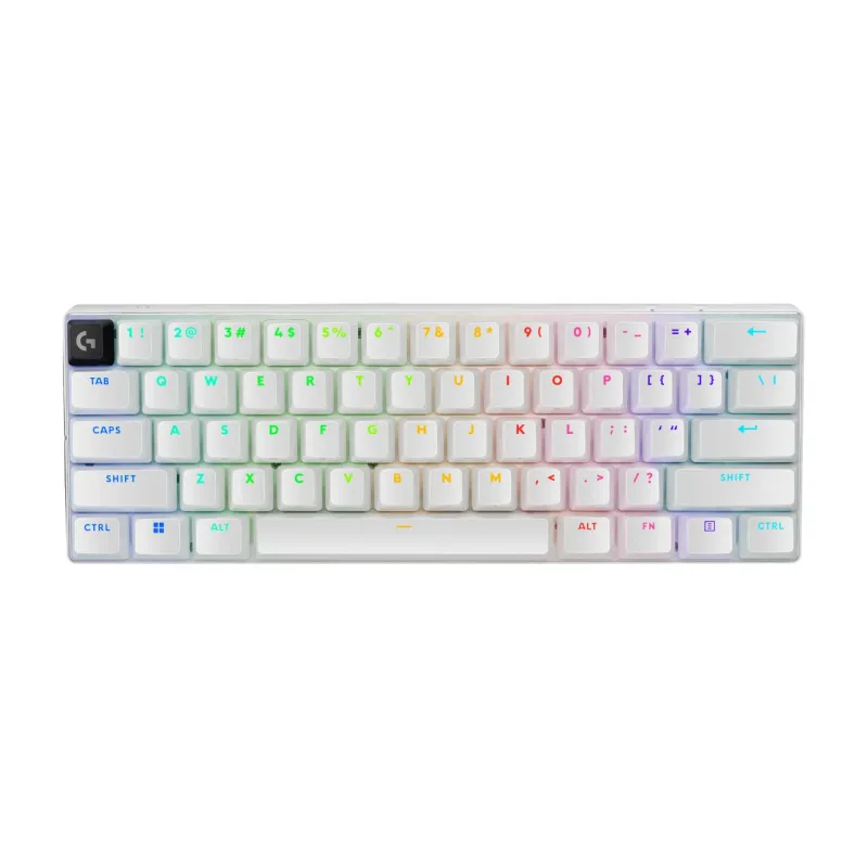 מקלדת גיימינג אלחוטית Logitech G PRO X 60 LIGHTSPEED צבע לבן מקלדת גיימינג אלחוטית Logitech G PRO X 60 LIGHTSPEED צבע לבן