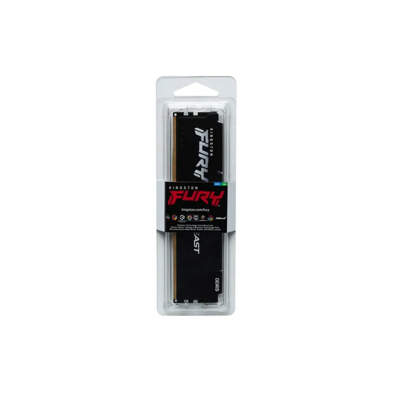 Оперативная Память для ПК Kingston FURY Beast KF556C40BB2-32 32GB DDR5 5600MHz 40 1.1V Цвет:чёрный