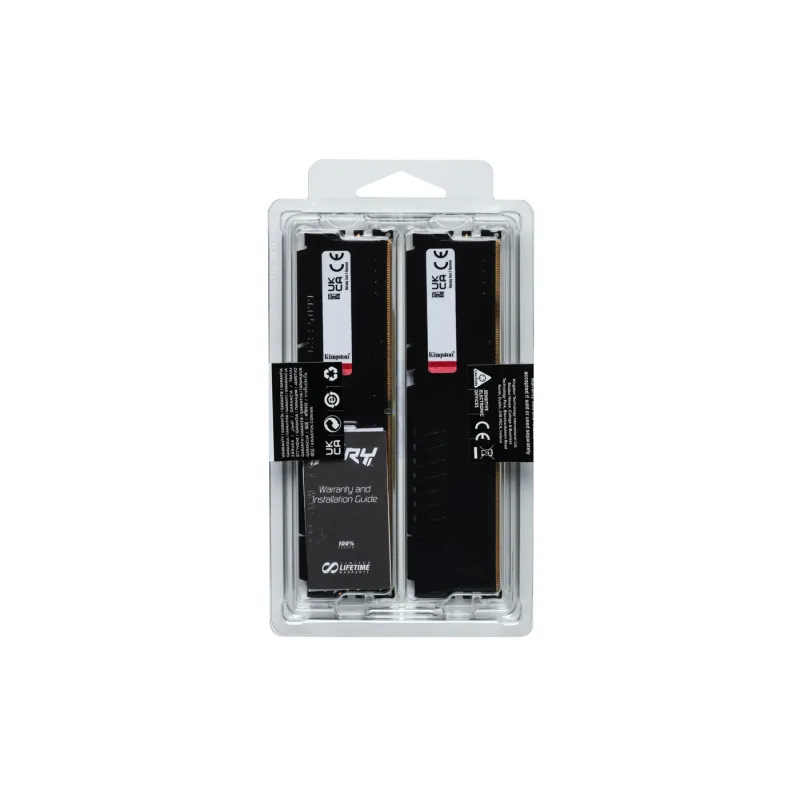 PC Memory Kingston FURY Beast KF556C36BBEK2-32 32GB DDR5 5600MHz 36 1.1V Color:black