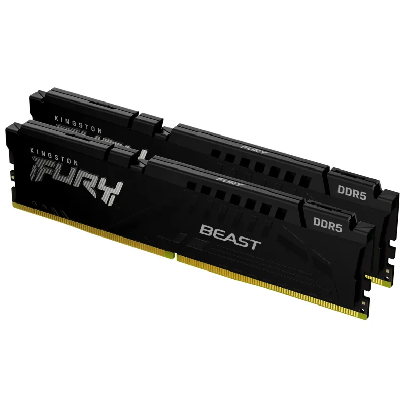 PC Memory Kingston FURY Beast KF556C36BBEK2-32 32GB DDR5 5600MHz 36 1.1V Color:black