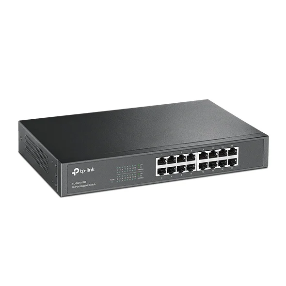 מתג לא מנוהל TP-Link SG1016D 16-Port Gigabit Desktop Rackmount TL-SG1016D