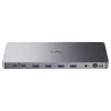 Док-станция CUDY CS700 Dual 4K 10Gbs USB-C PD 100W Docking Station CS700