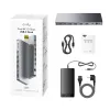 Док-станция CUDY CS700 Dual 4K 10Gbs USB-C PD 100W Docking Station CS700